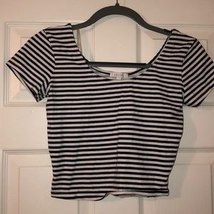 Striped Crop Top